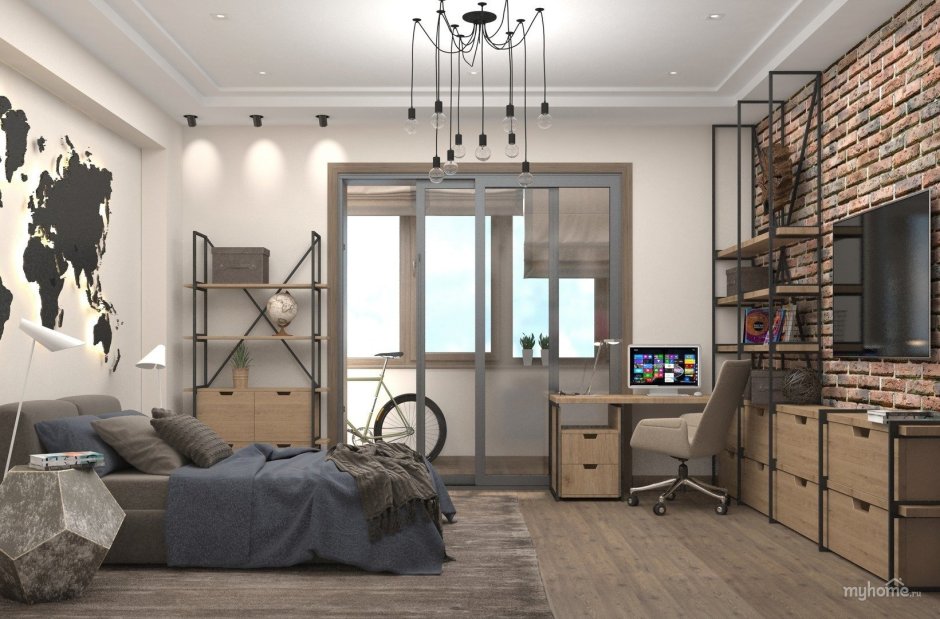 Проект комнаты для подростка