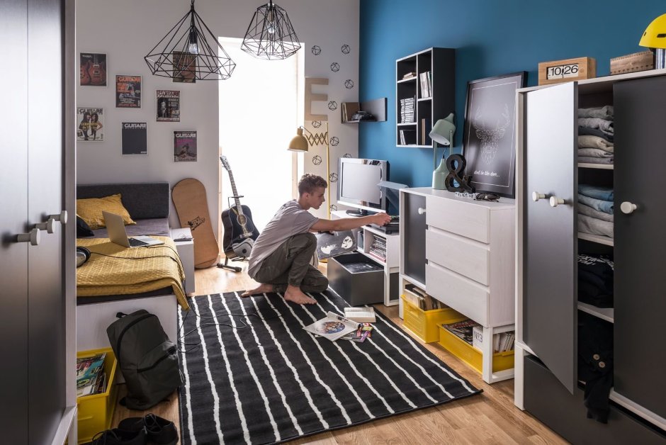 Дизайн комнаты для подростка мальчика