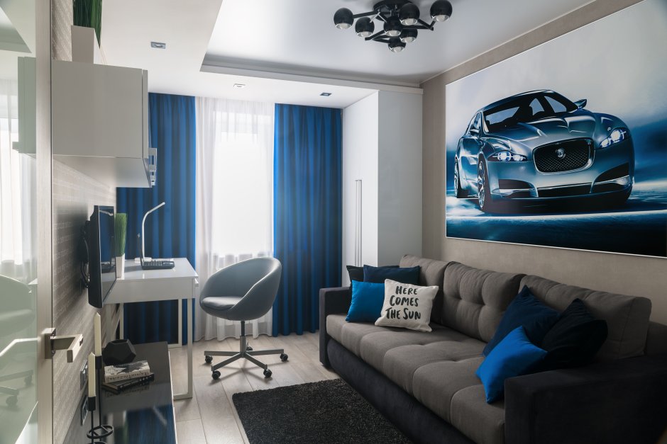 Комната для двух мальчишек в современном стиле