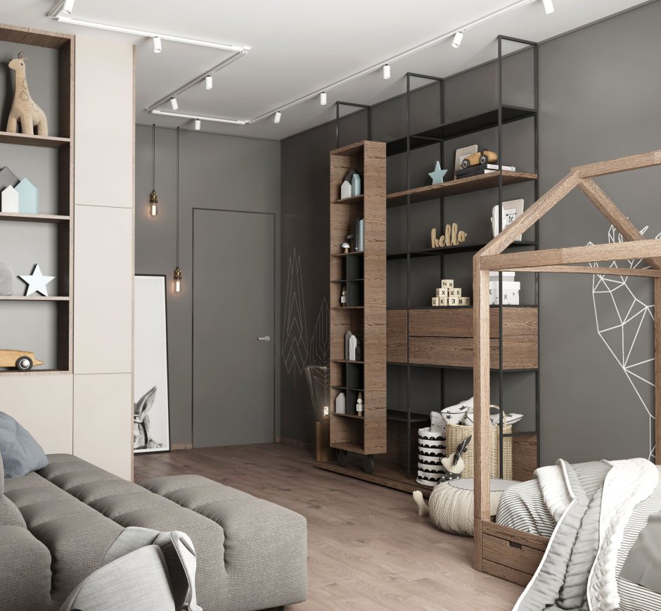 Комната для мальчика школьника