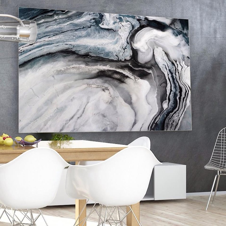 Картины из мрамора в интерьере