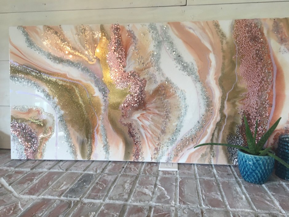 Мраморное полотно на стену