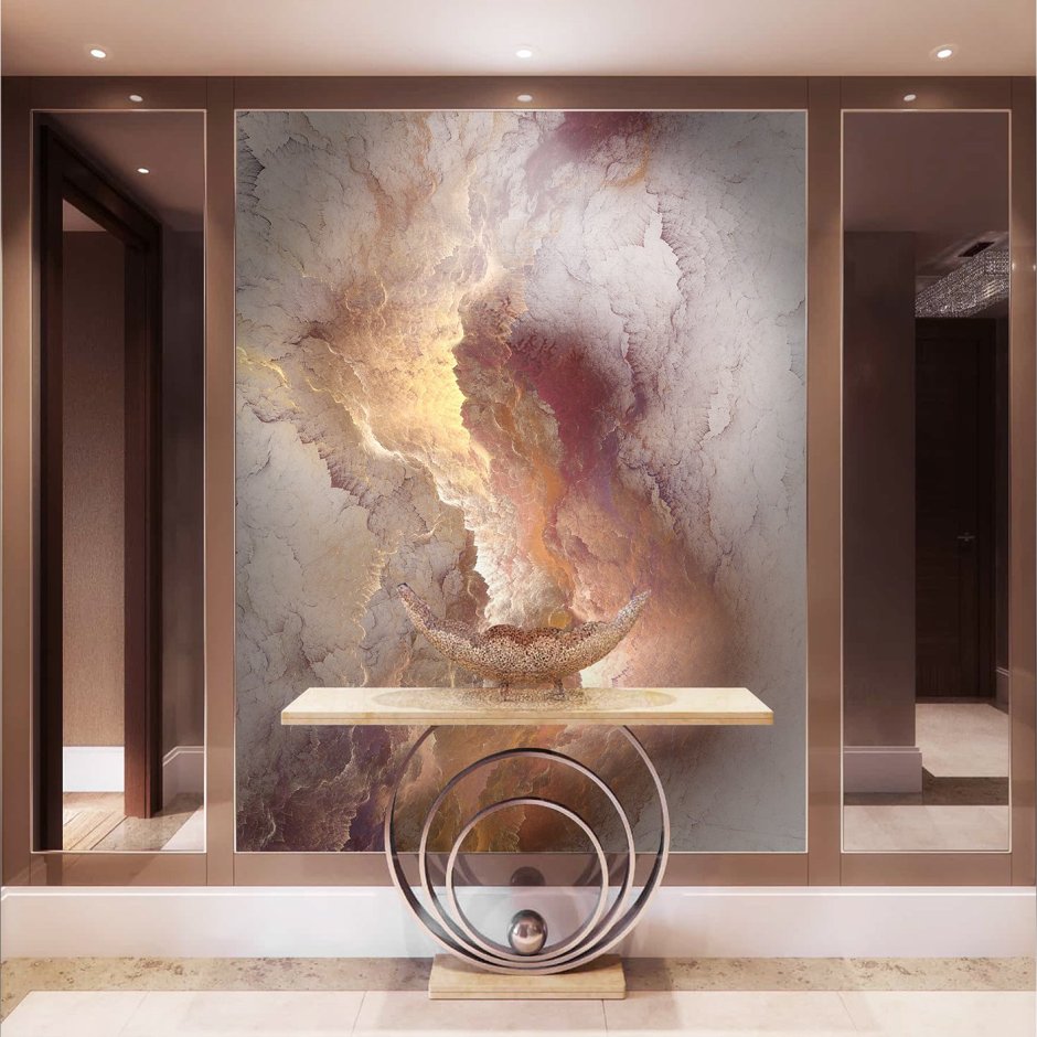 Фреска всовременом интерьере