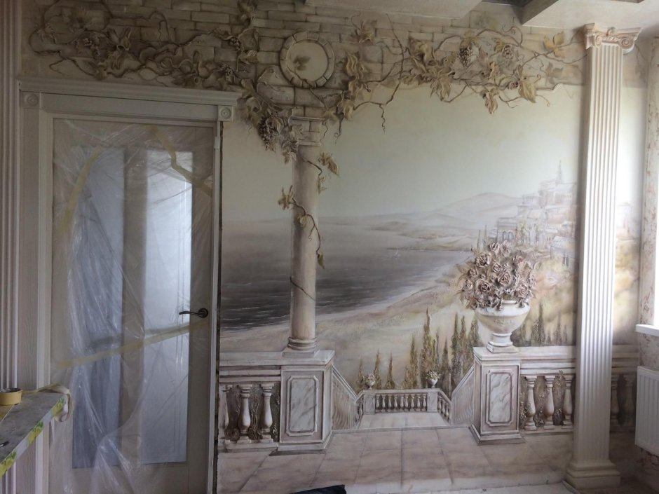 Роспись стен в итальянском стиле