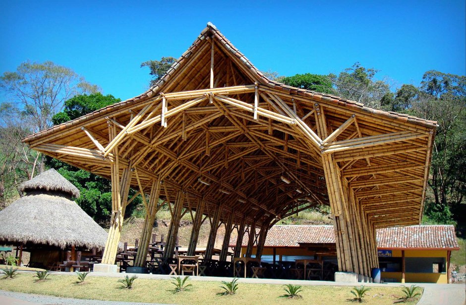 Павильон iz bambuka
