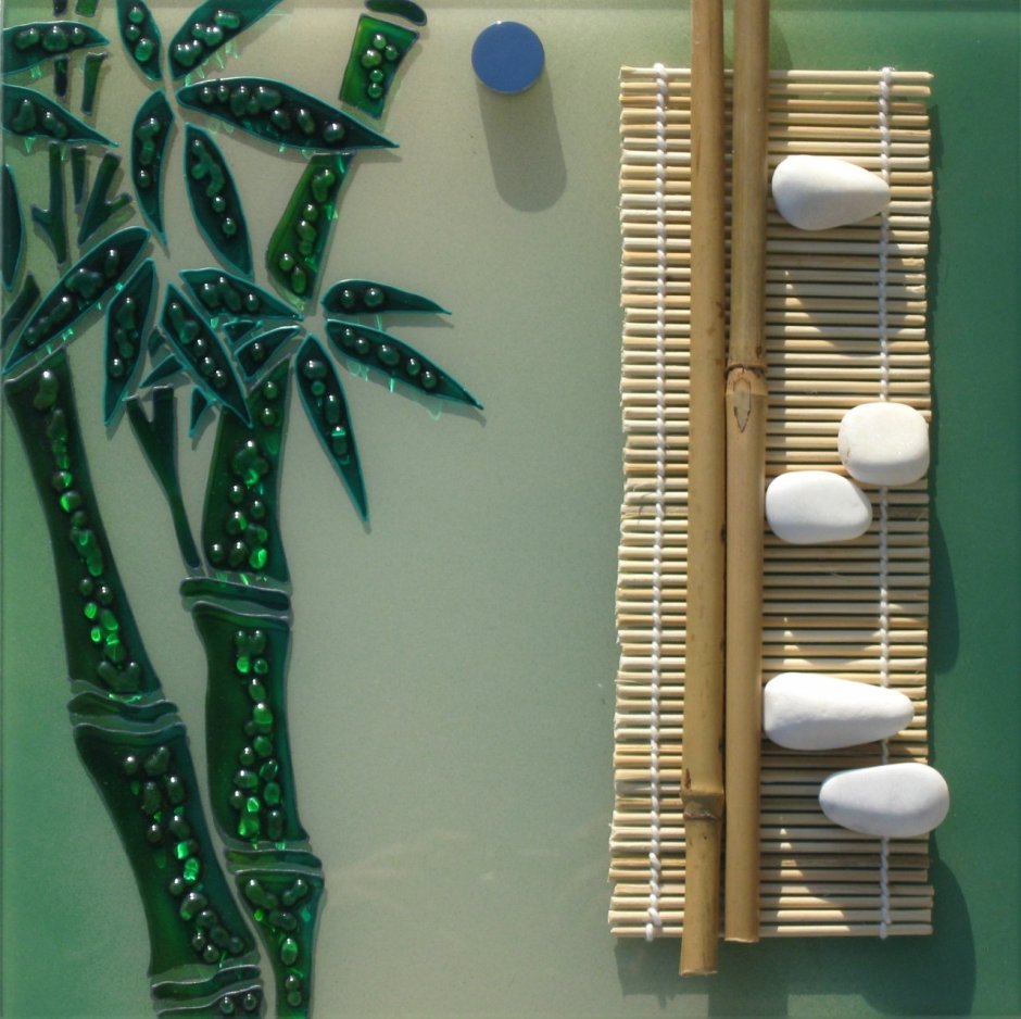 Картины из бамбука