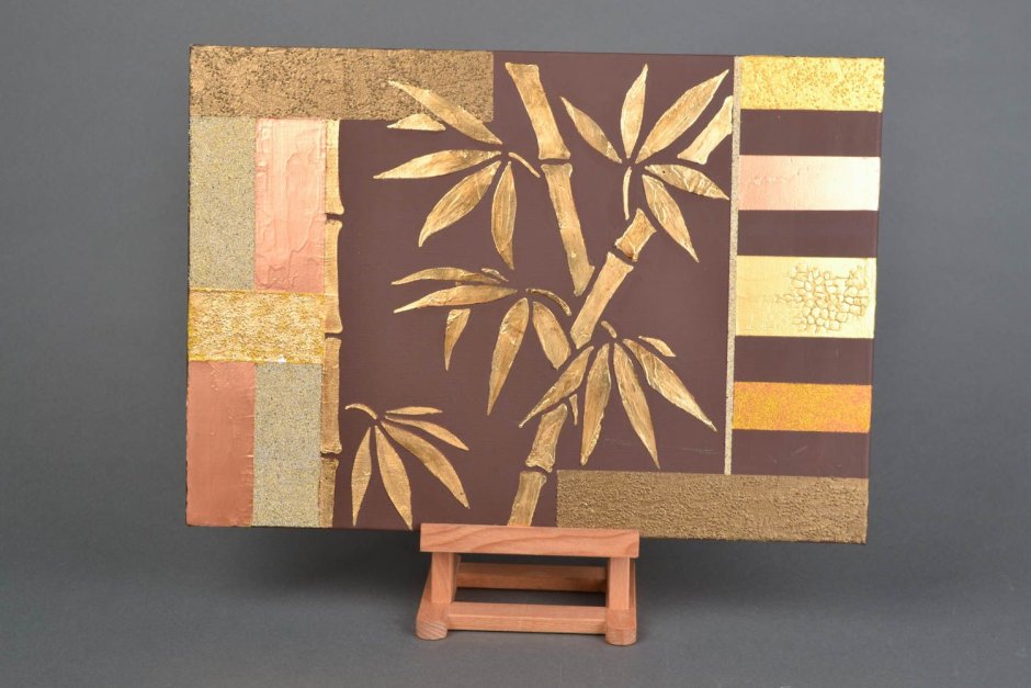 Панно из веток на стену