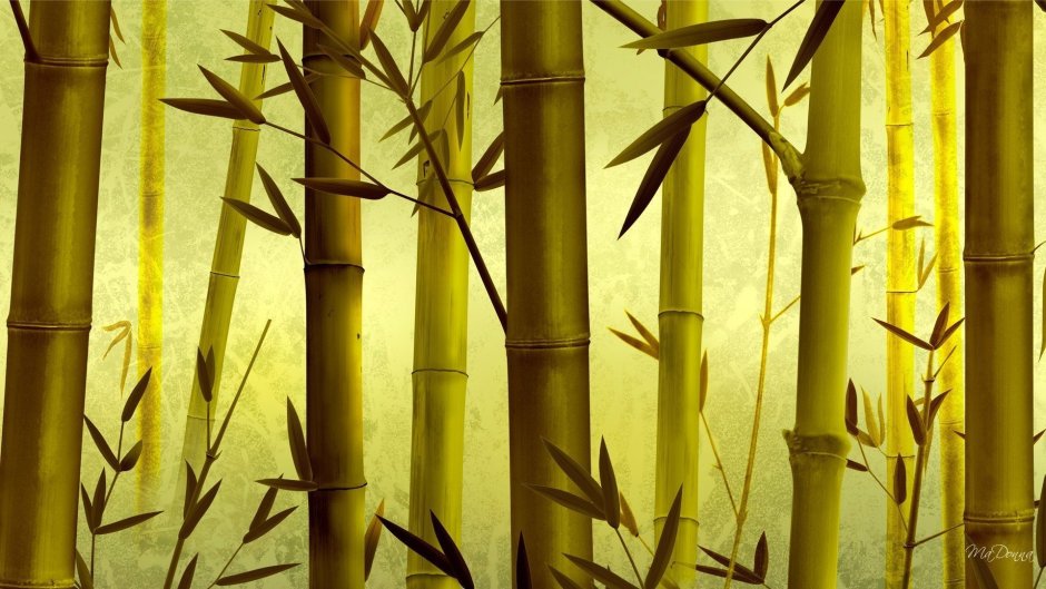 Бамбуковые панно на стену