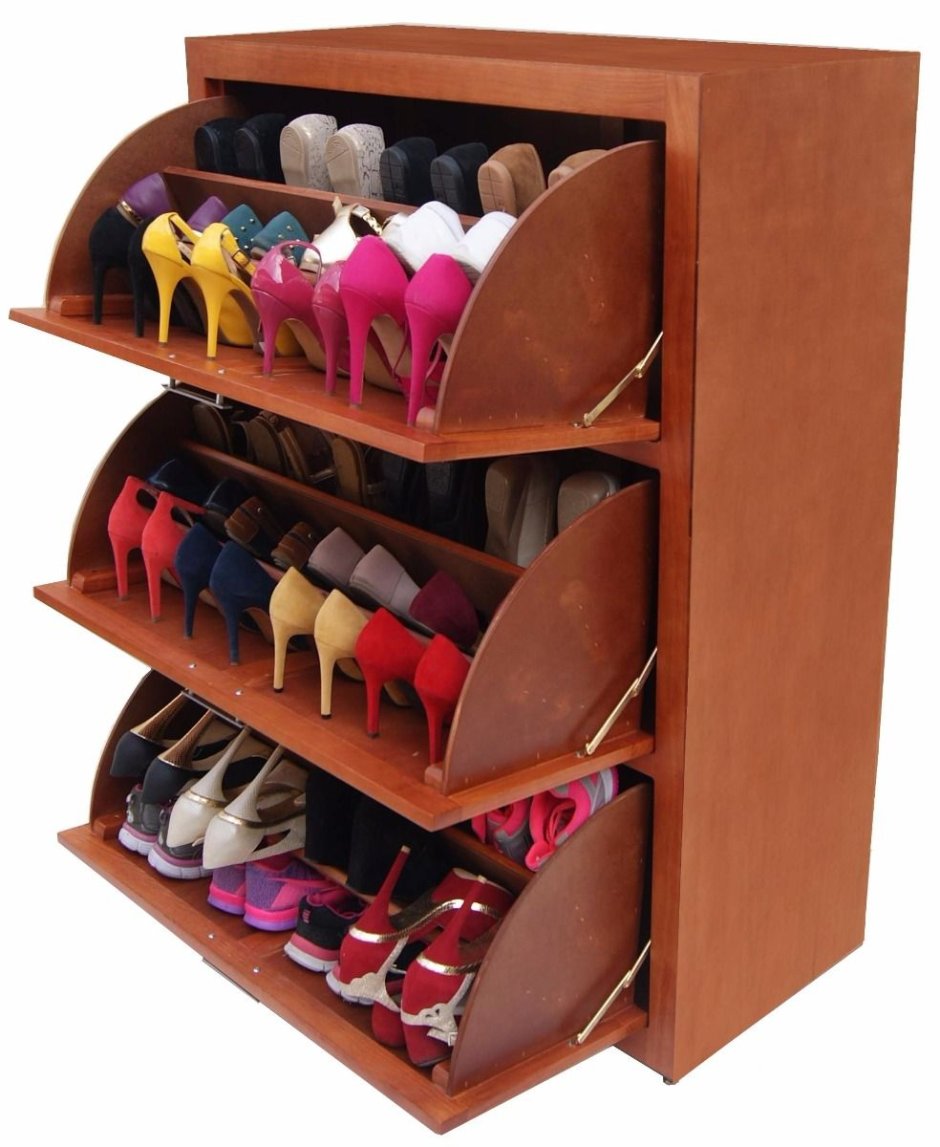 Шкаф для обуви и верхней одежды внутри