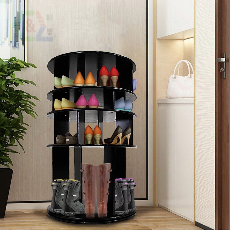 Крутящаяся подставка для обуви