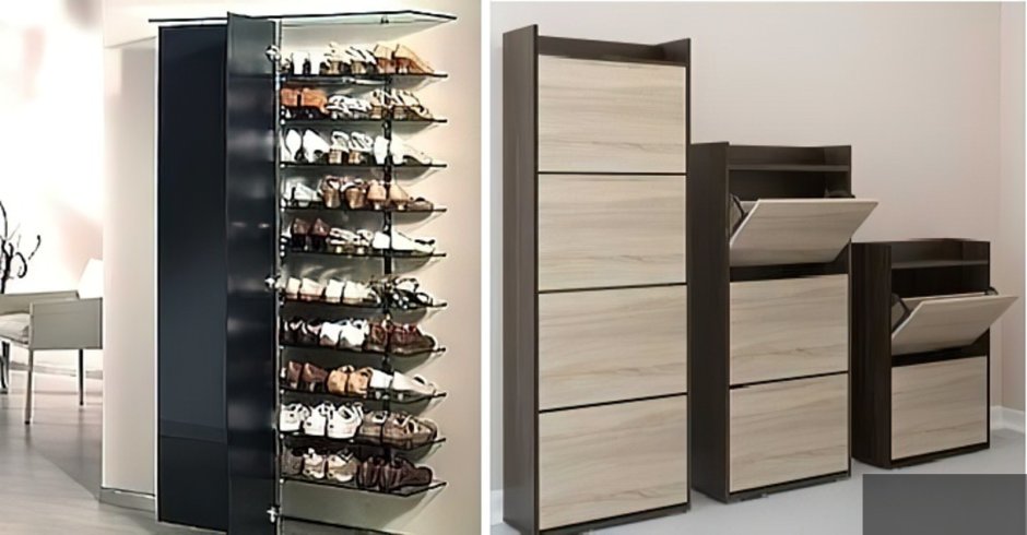 Шкаф для обуви тканевый 4 яруса Shoe cabinet45 layer Shoe Rack