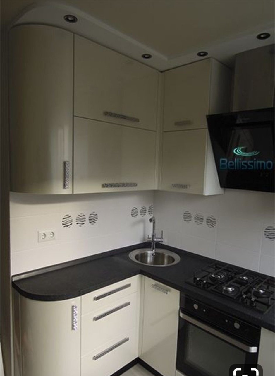 Кухни в хрущевке угловые