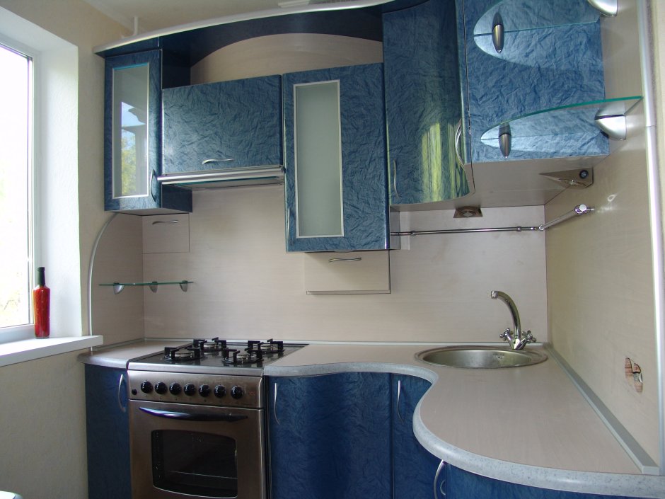 Кухни хрущевка 4.5 кв.м с газовой колонкой