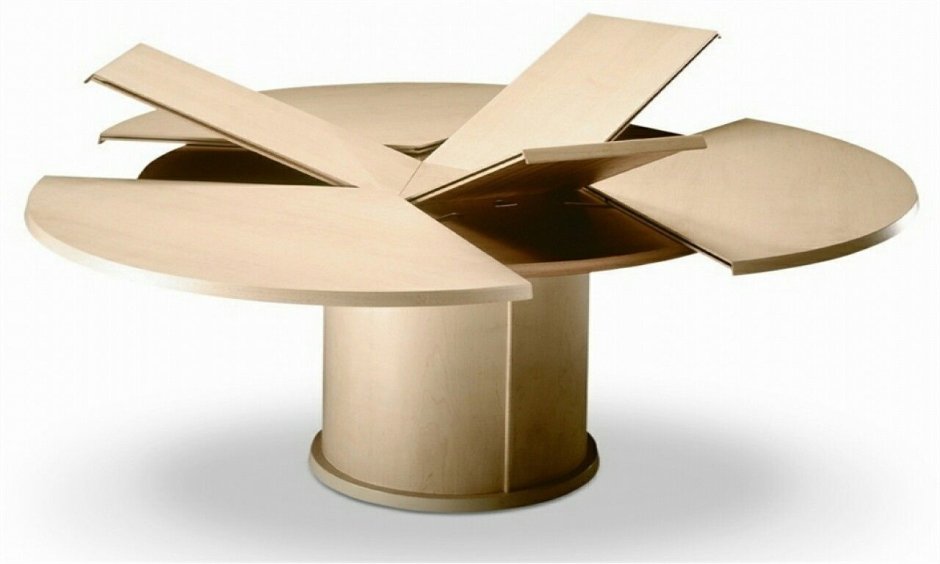 Круглый раздвижной стол трансформер