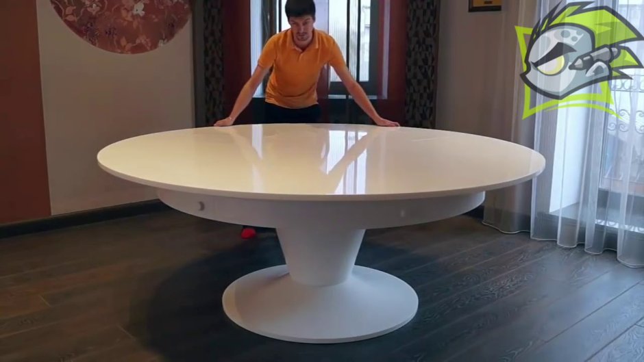 Раздвижной круглый стол трансформер Джорджа Джонсона