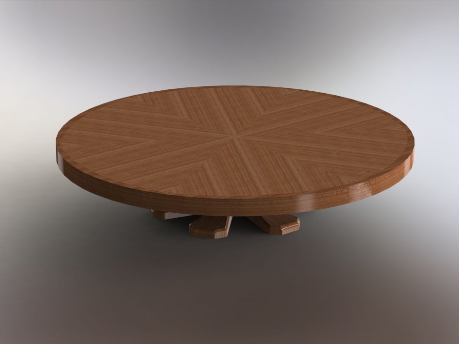 Большой круглый раскладной стол