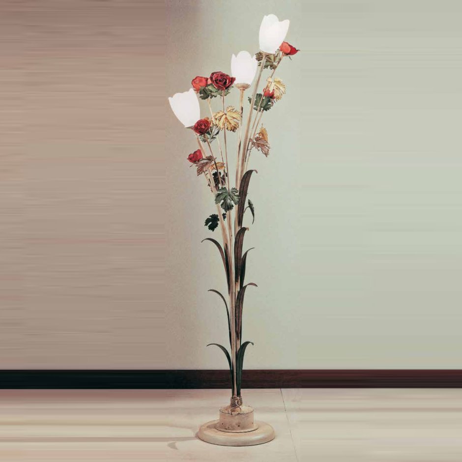 Напольные светильники стиль флористика