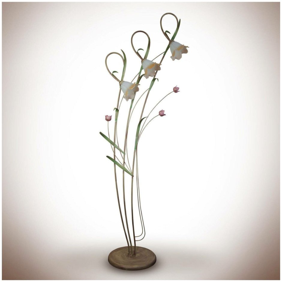 Кованый торшер напольный