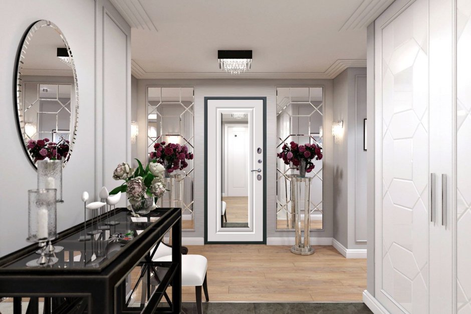 Гарда серебро зеркало фацет