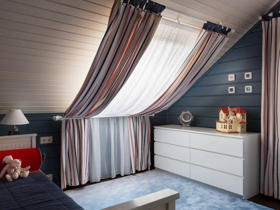 Шторы на мансардные окна