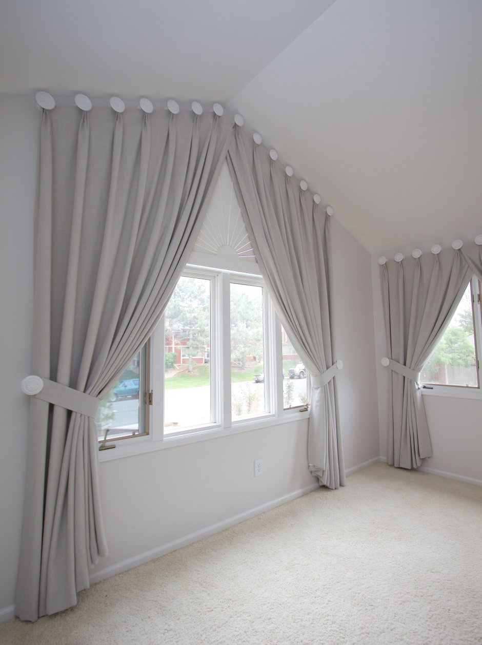 Шторы на нестандартные окна