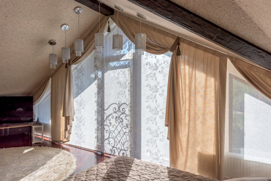 Шторы на панорамные окна