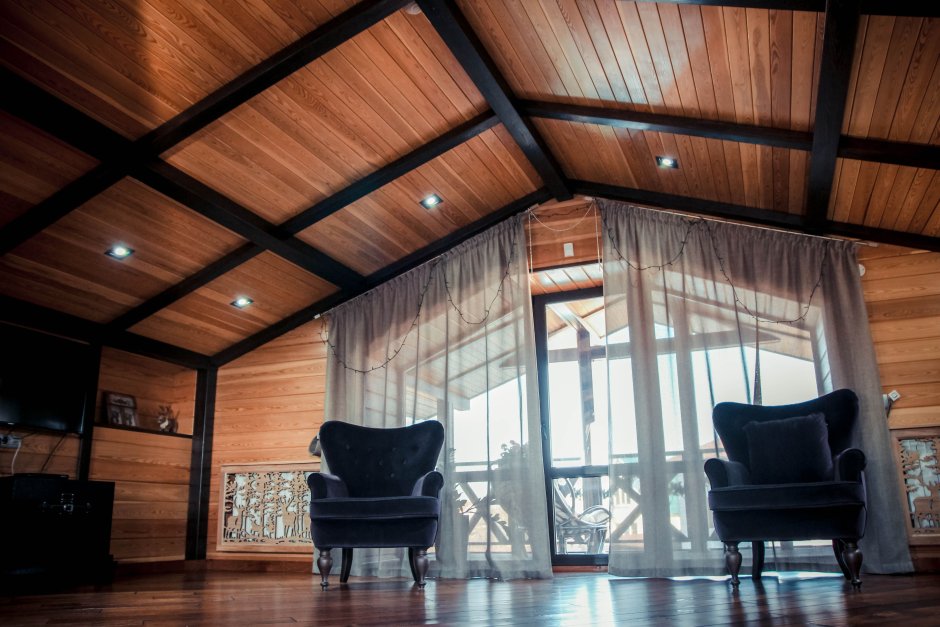 Потолок в беседке