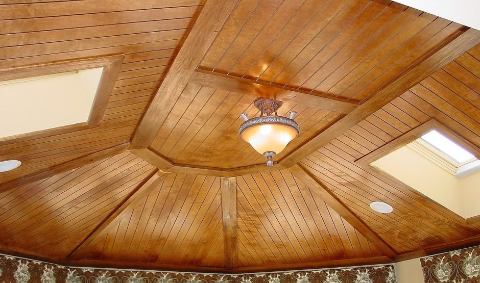 Подшивка потолка веранды