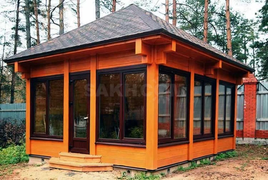 Теплая беседка