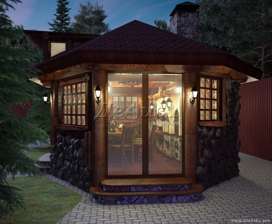 Терем беседка барбекю
