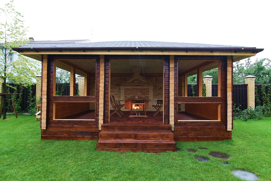 Беседка 30 кв м