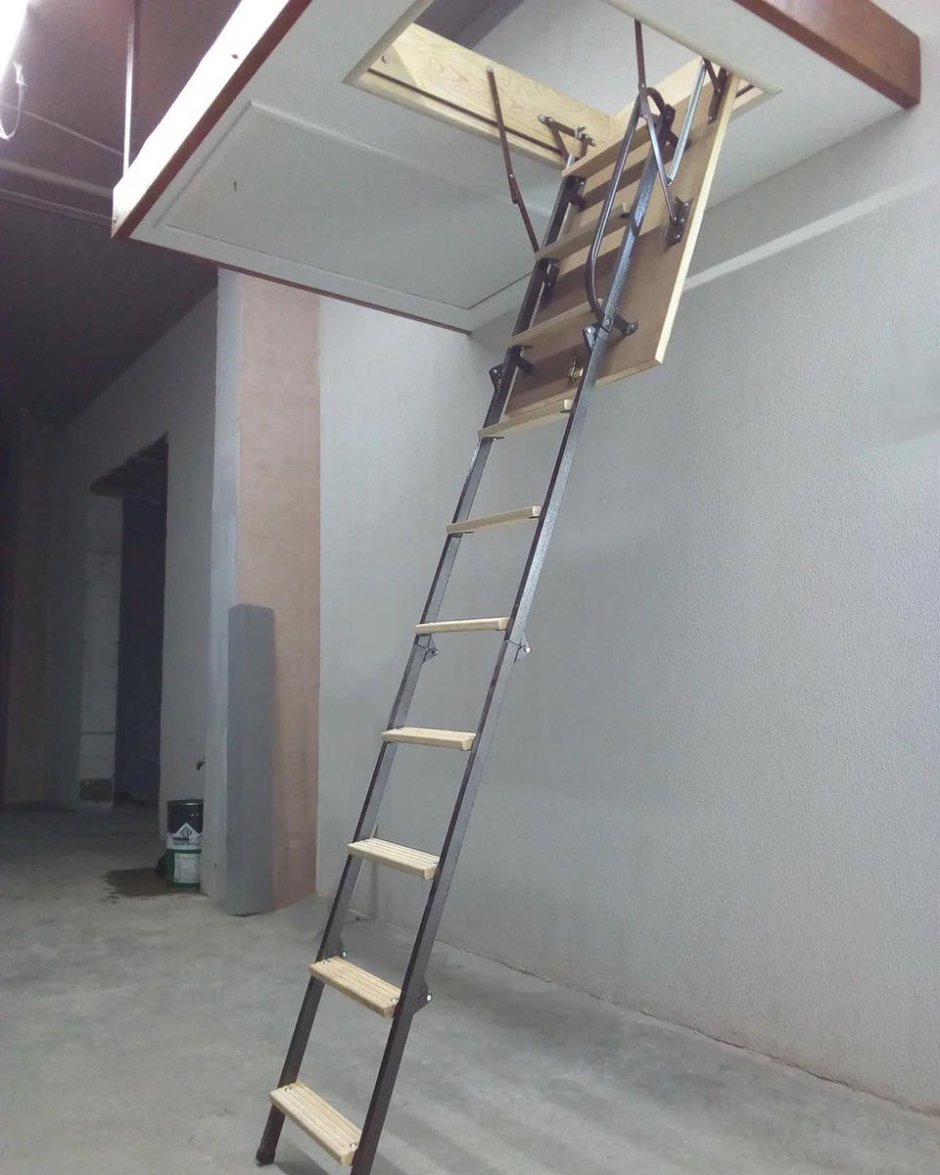 Лестница-трансформер алюминиевая чердачная