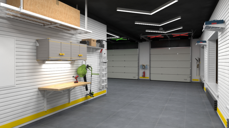 Подсветка навеса для автомобиля