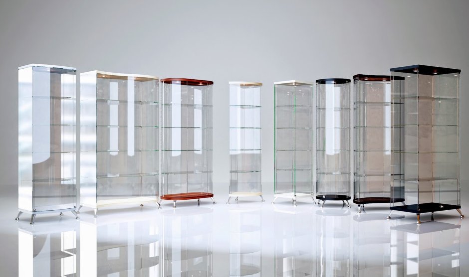 Витрина Выставочная стеклянная