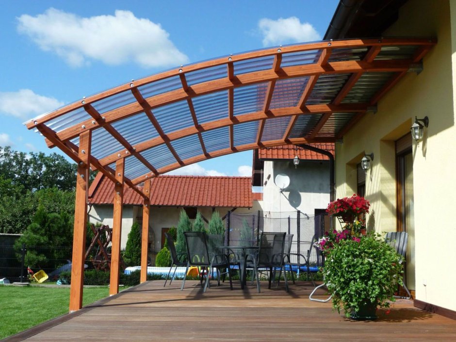 Красивые навесы