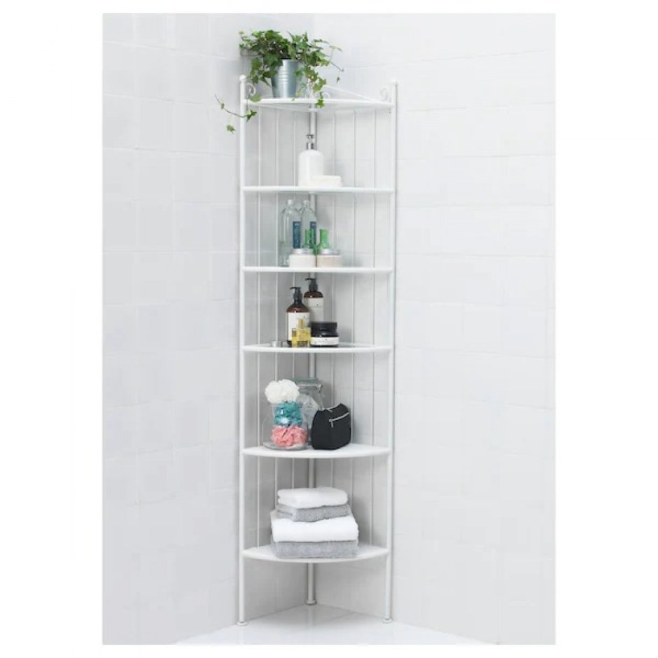 Стеллаж икеа рёншэр белый