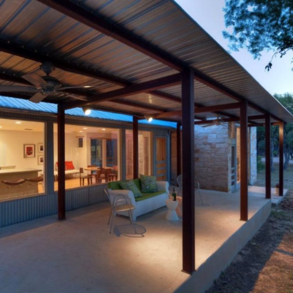 Деревянная веранда