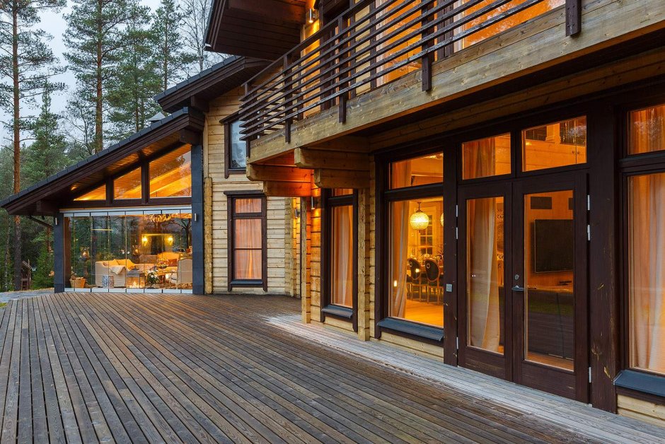 Спальня с панорамными окнами