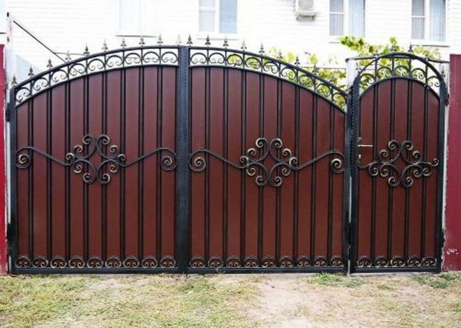 Ворота с калиткой