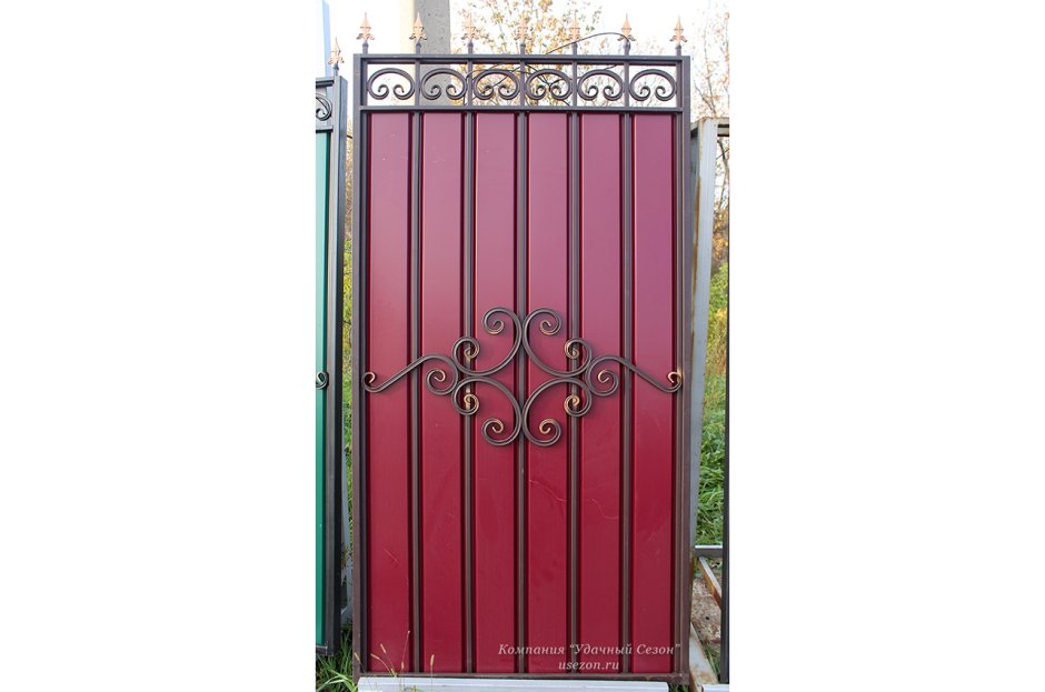 Калитка металлическая для забора