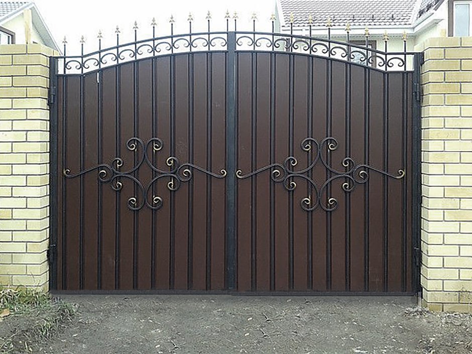 Ворота и калитка из профтрубы 40/20