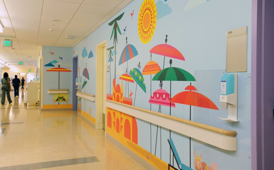 Оформление коридора в детском саду