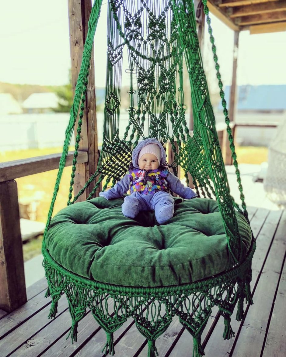 МК кресло кокон макраме