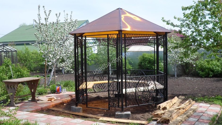 Беседка 2x2 металл