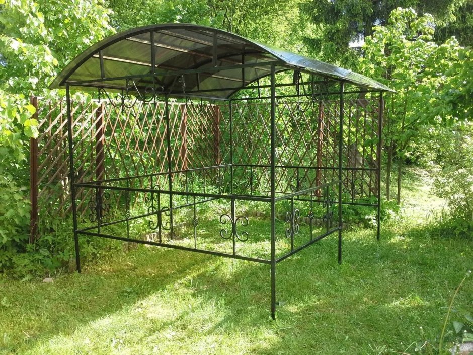 Беседка из металла