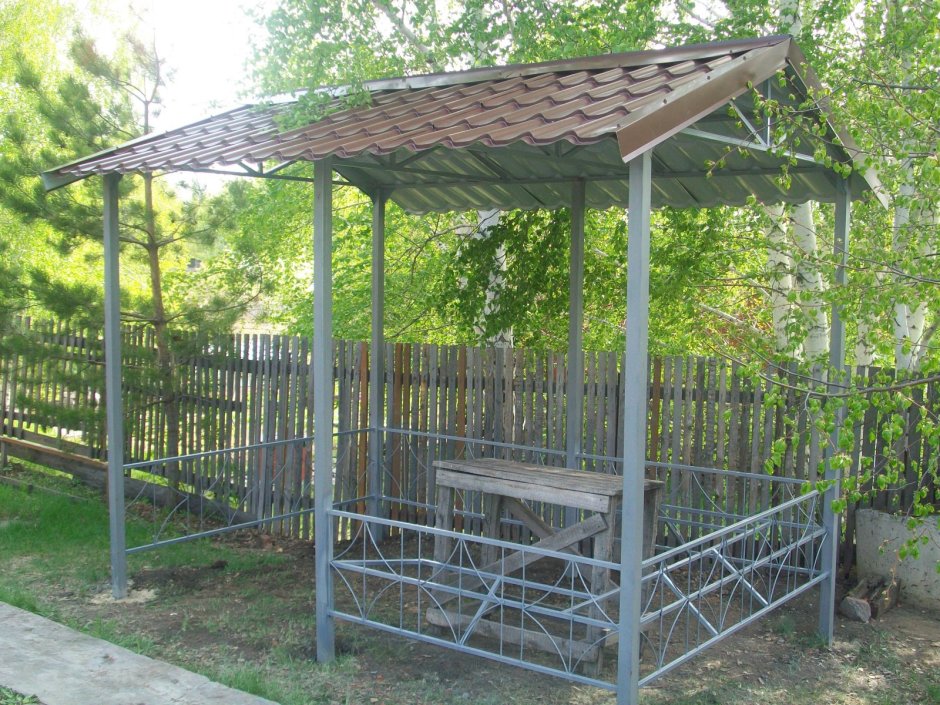 Беседка 3х3 металлическая