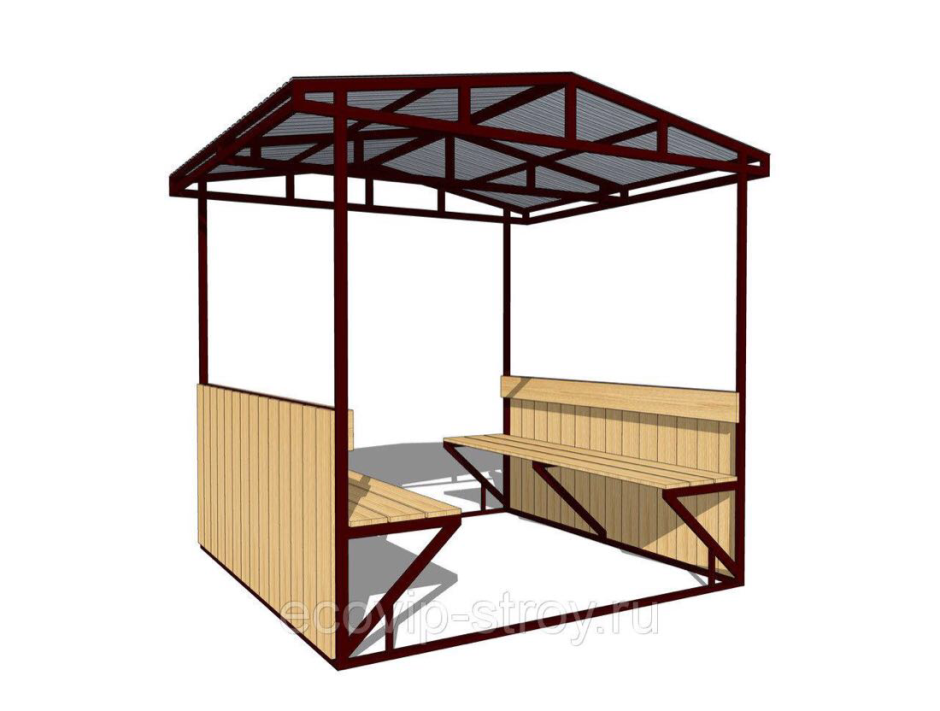 Павильон для курения 3х3