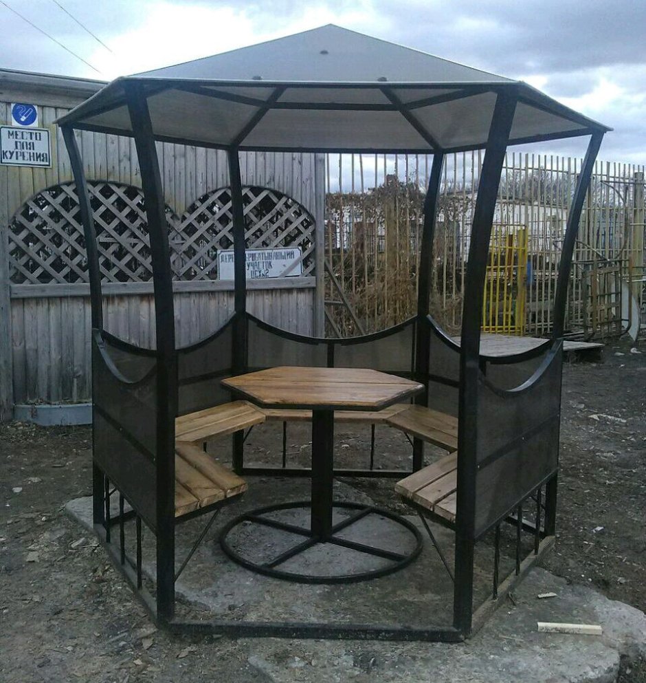 Беседка металлическая
