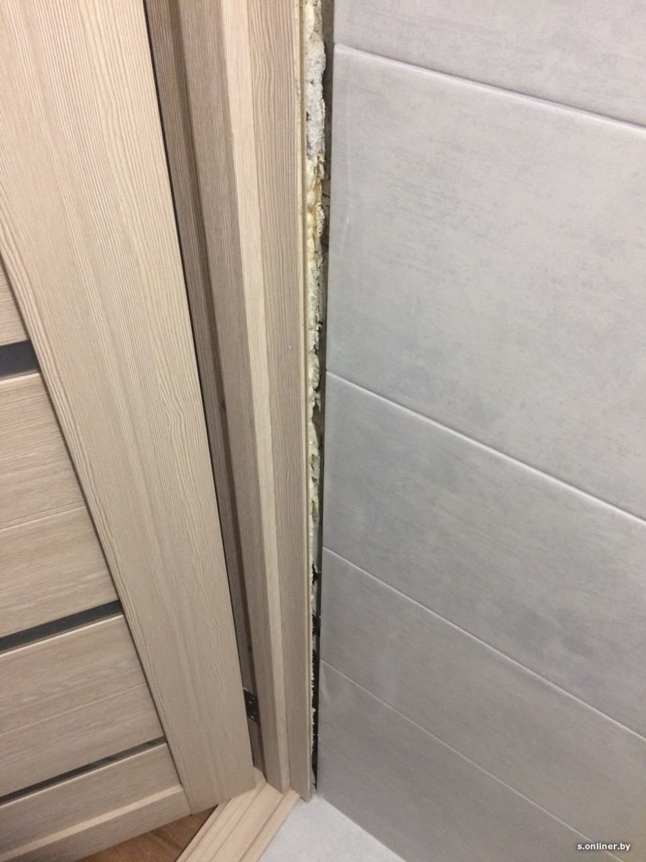 Отделка откосов входной двери