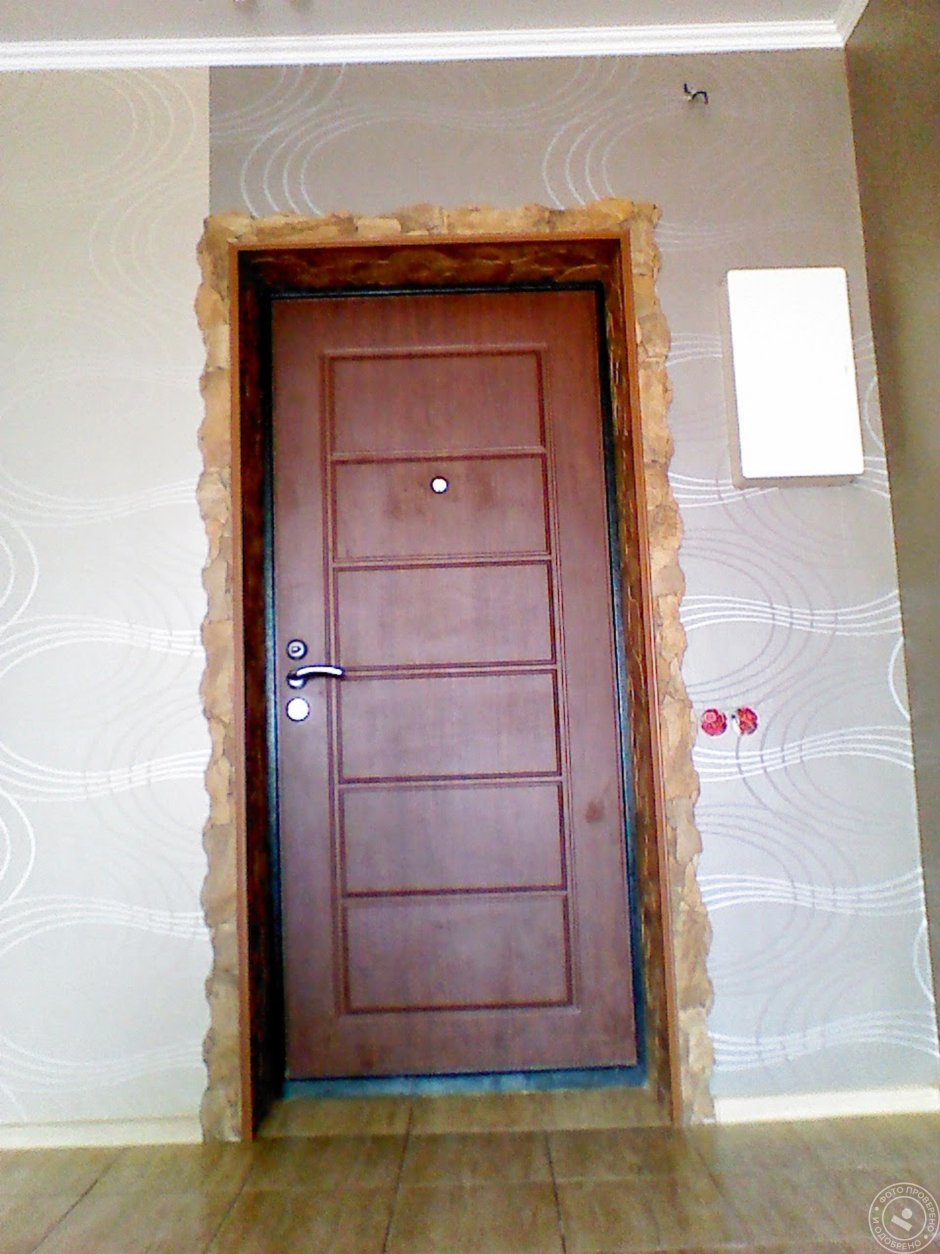 Отделка откосов мозаикой